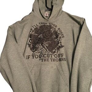 Gildan Graphic Hoodie - Flowers lyrics by Ernest & Morgan Wallen